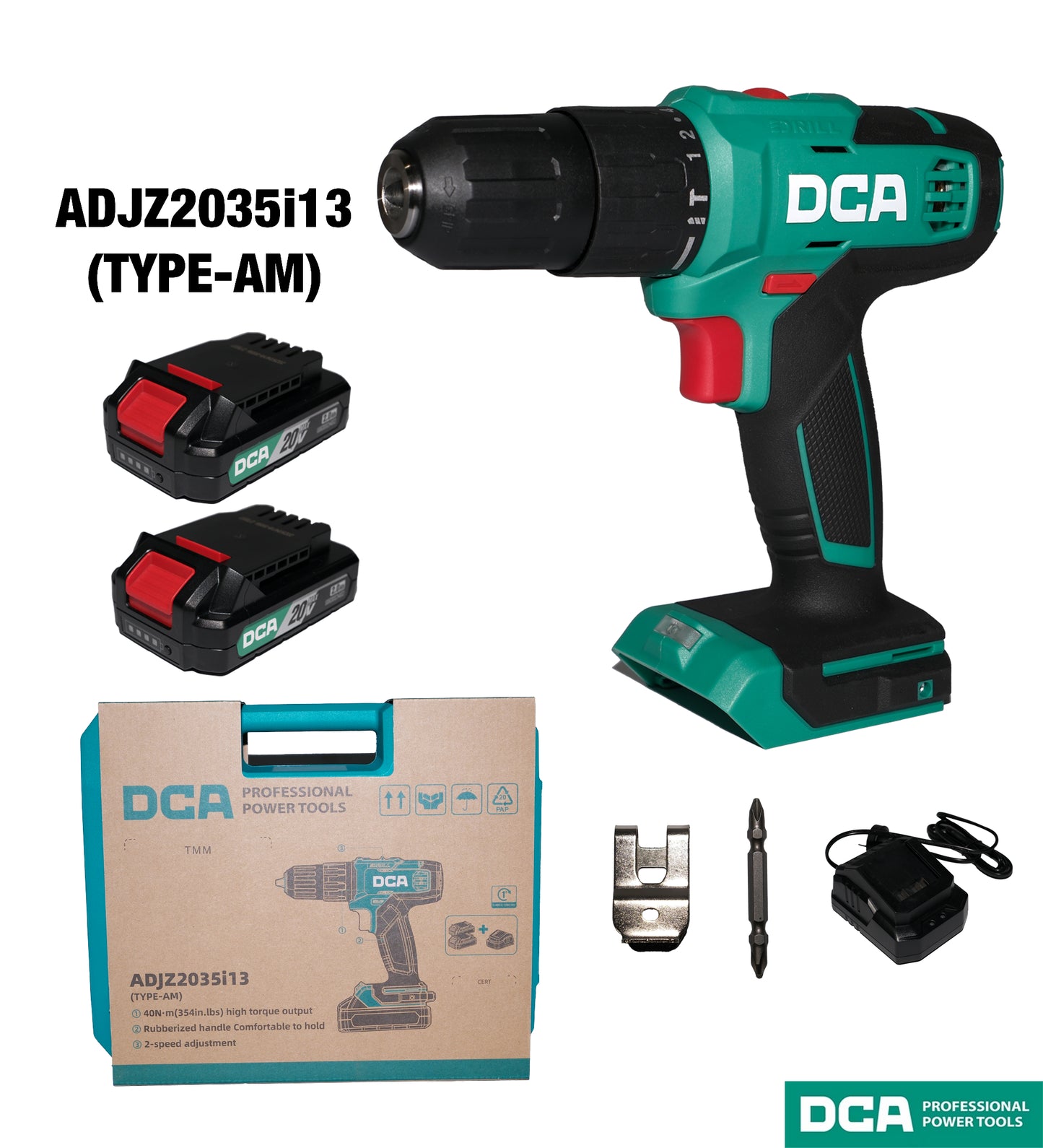 DCA ADJZ2035i13 Cordless Driver/ Hammer Drill