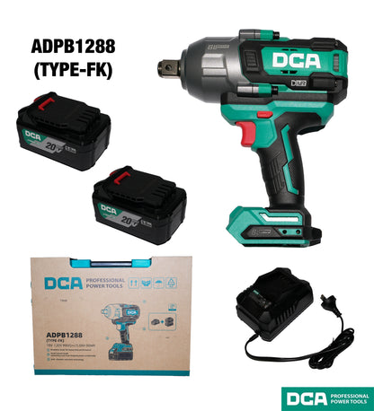 DCA ADPB1288 Cordless Brushless 3-speed Adjustment Impact Wrench