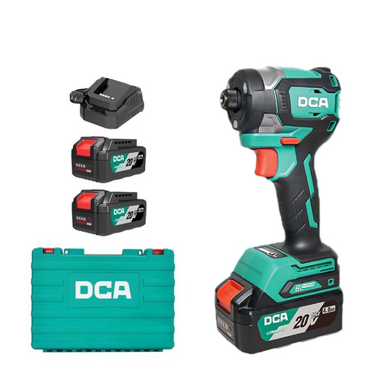 DCA ADPL208 20V 208NM Brushless Cordless Impact Driver