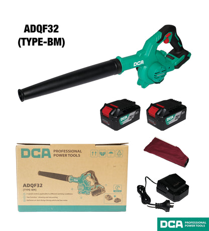 DCA ADQF32 Cordless Brushless Blower Vac