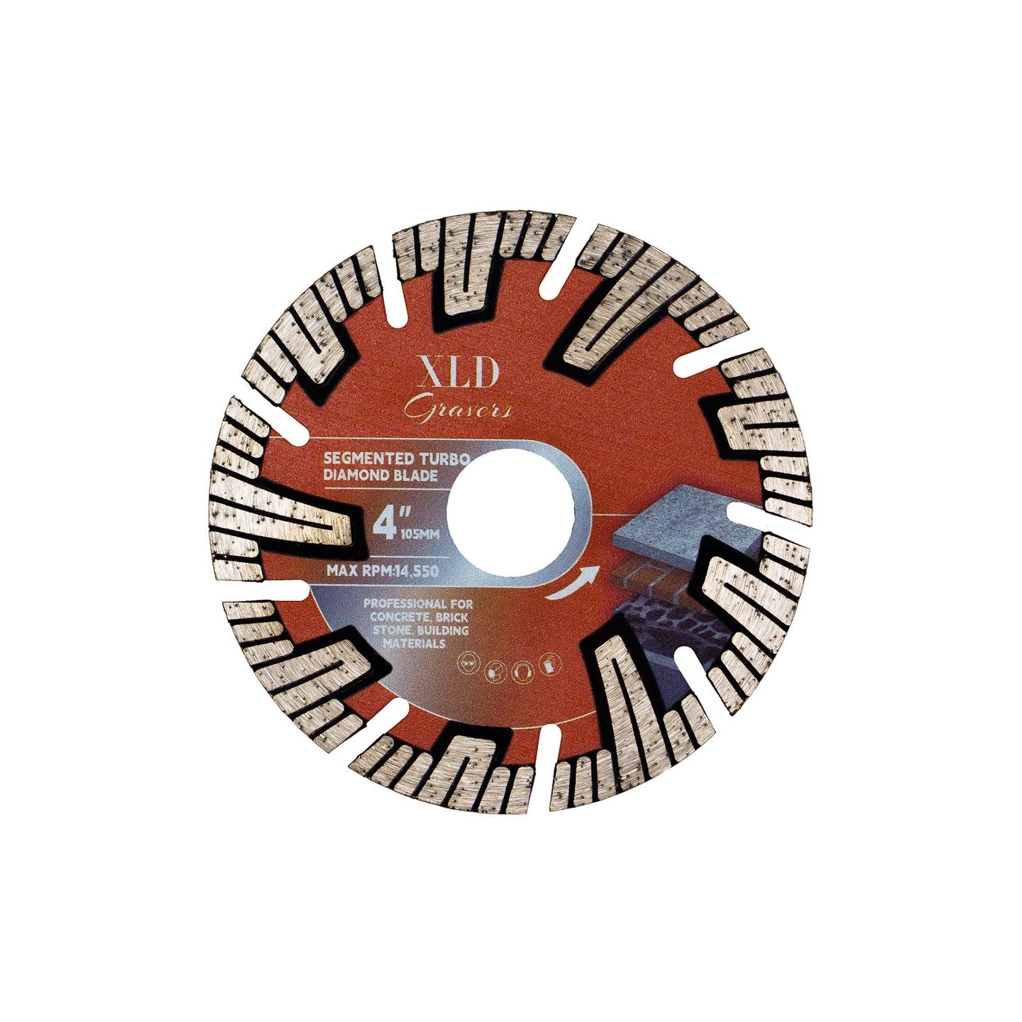 Segmented Turbo Diamond Saw Blade