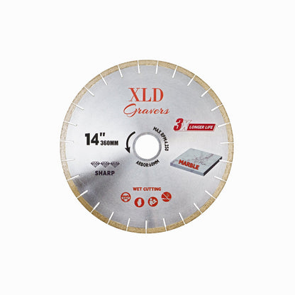 Sliver-brazed saw blade 350mm