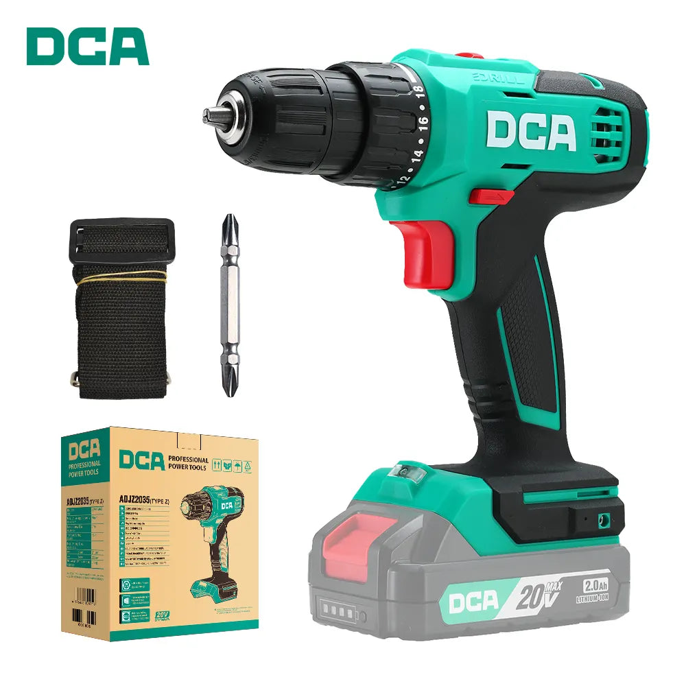DCA ADJZ2035 10mm Cordless Driver Drill