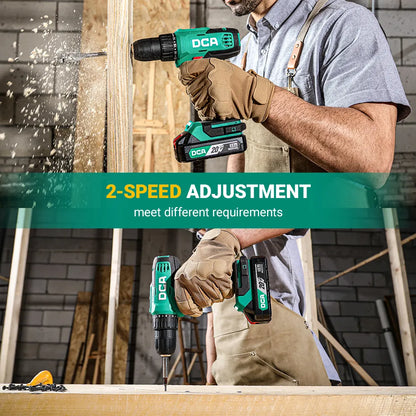 DCA ADJZ2035 10mm Cordless Driver Drill