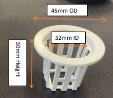 Growing basket for hydro Planter series