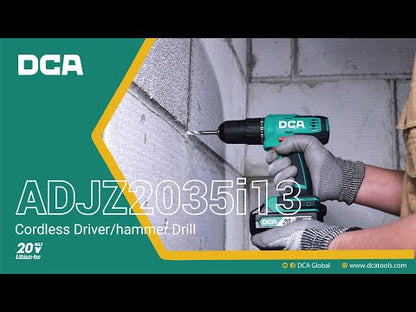 DCA ADJZ2035i13 Cordless Driver/ Hammer Drill